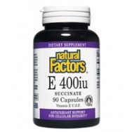 Natural Factors Vit.E 400Iu Succ [Dry] 90 Cap
