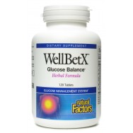 Natural Factors Wellbetx Gluco Balance 120 Tab-OUT OF STOCK