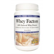 Natural Factors Whey Factors Vanilla Pwd 12 Oz