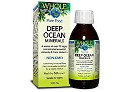 Natural Factors Whole Earth and Sea Deep Ocean Minerals 3.38 oz