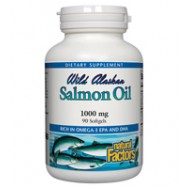 Natural Factors Wild Alaskan Salmon 1000Mg 90 SoftGels
