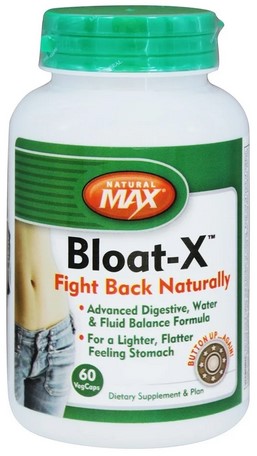 Natural Max - Bloat-X 60 Vcp TEMPORARELY UNAVAILABLE