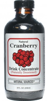 Natural Sources Concentrate,Cranberry 8 oz