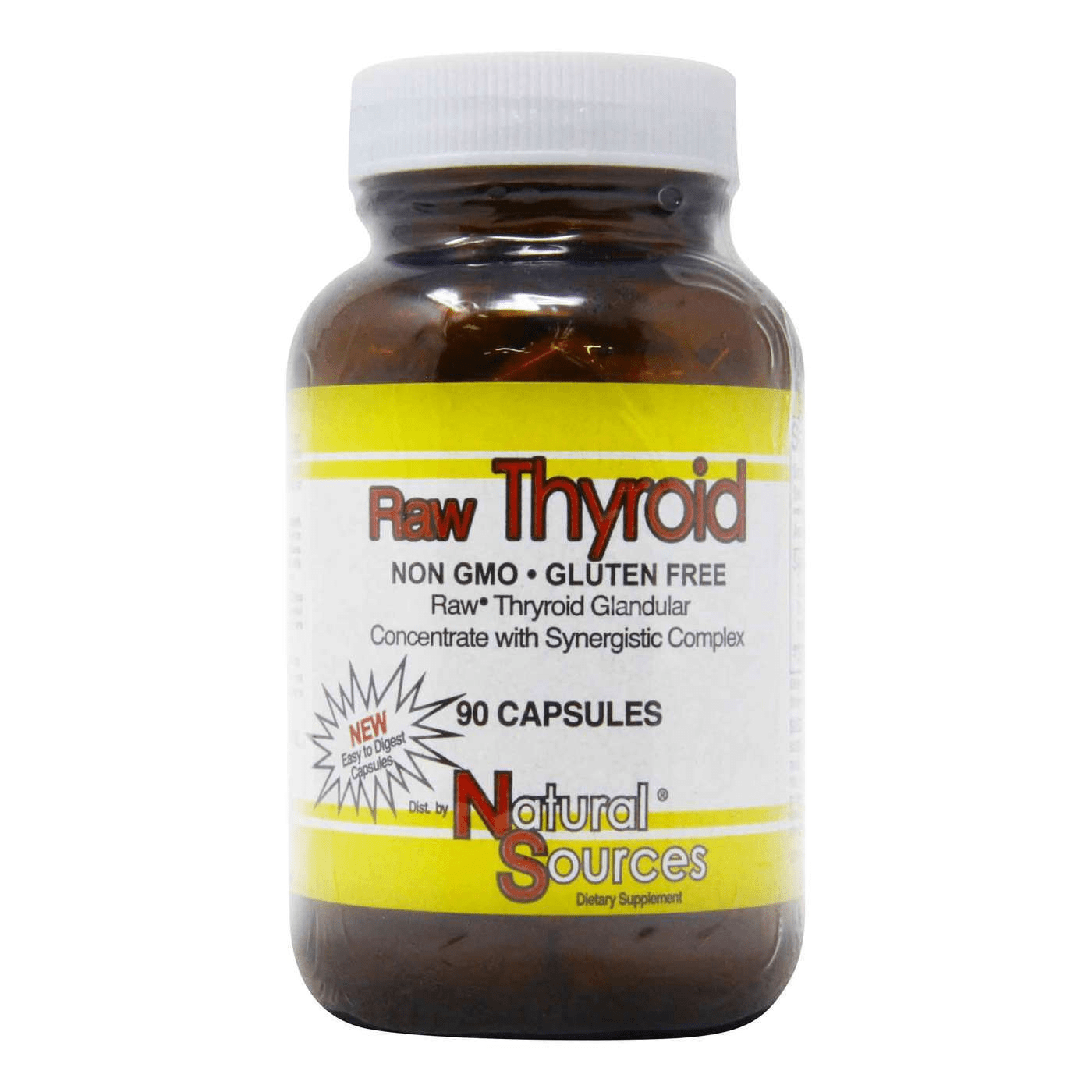 Natural Sources Raw Thyroid 90 cap-OUT OF STOCK