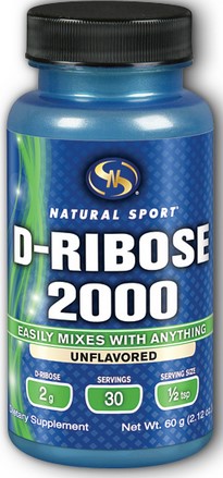 Natural Sport - D-Ribose Unflv 2g 60 g Pwd