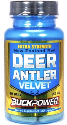 Natural Sport - Deer Antler Velvet, BuckPower, Extra Strength 30 ct
