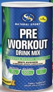 Natural Sport - Preworkout Unflavored 434 g