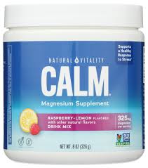 Natural Vitality Calm Calcium Rasp Lemon 8Oz