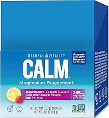 Natural Vitality Calm Raspberry Lmn 30Pkt 30Pc