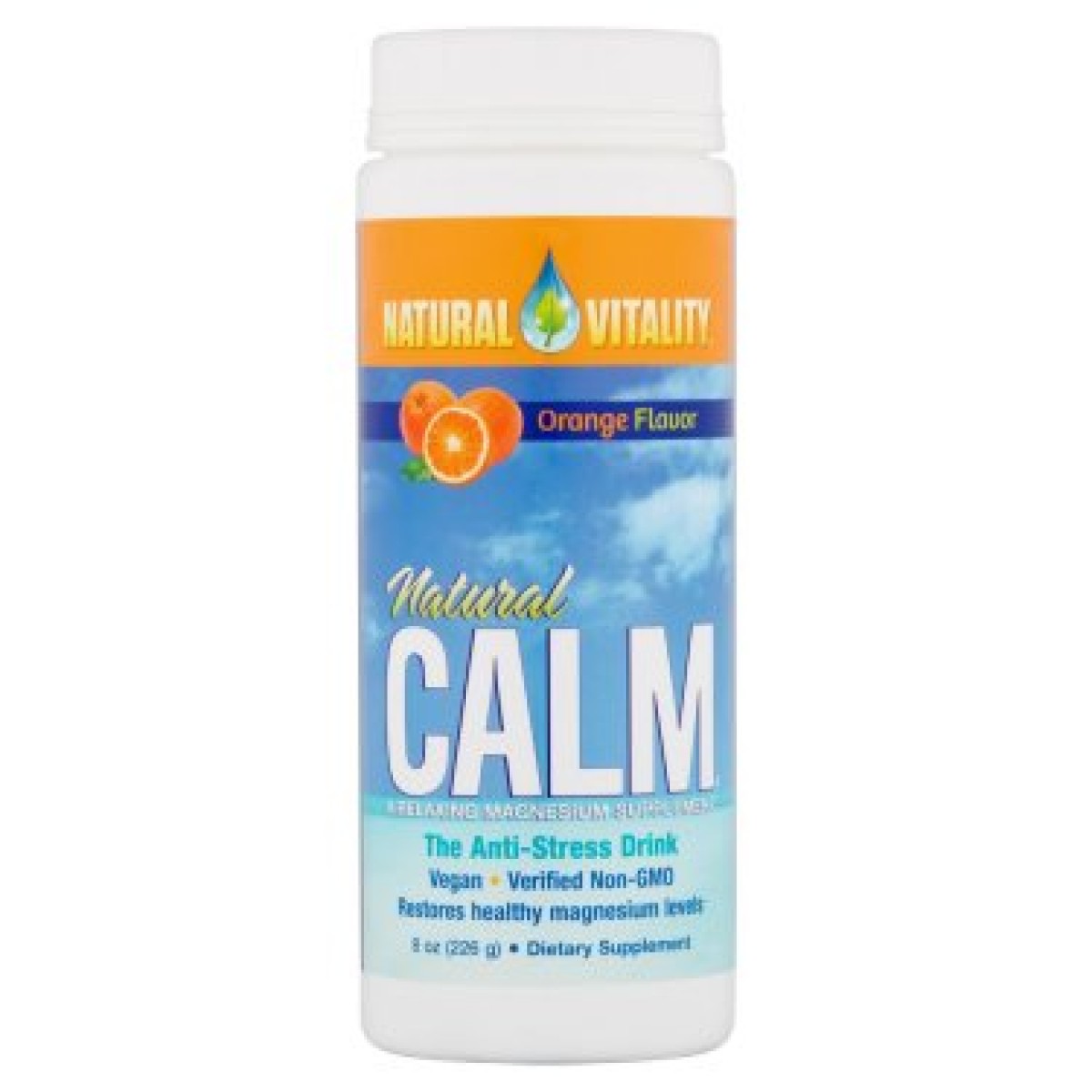 Natural Vitality Natural Calm Orange 8 oz