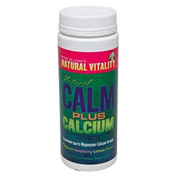 Natural Vitality Natural Calm Plus Calcium Rasp-Lem 8 oz