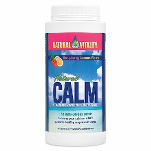 Natural Vitality Natural Calm Raspberry-Lemon 16 oz