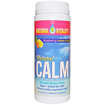 Natural Vitality Natural Calm Raspberry-Lemon 8 oz