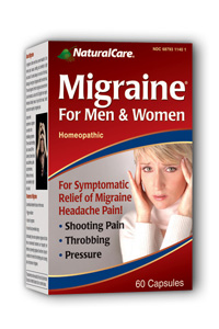 NaturalCare - Migraine Relief 60 Cap