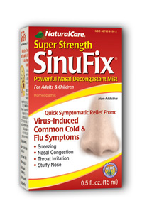 NaturalCare - Super Strength SinuFix Mist 0.5 oz Liq-OUT OF STOCK