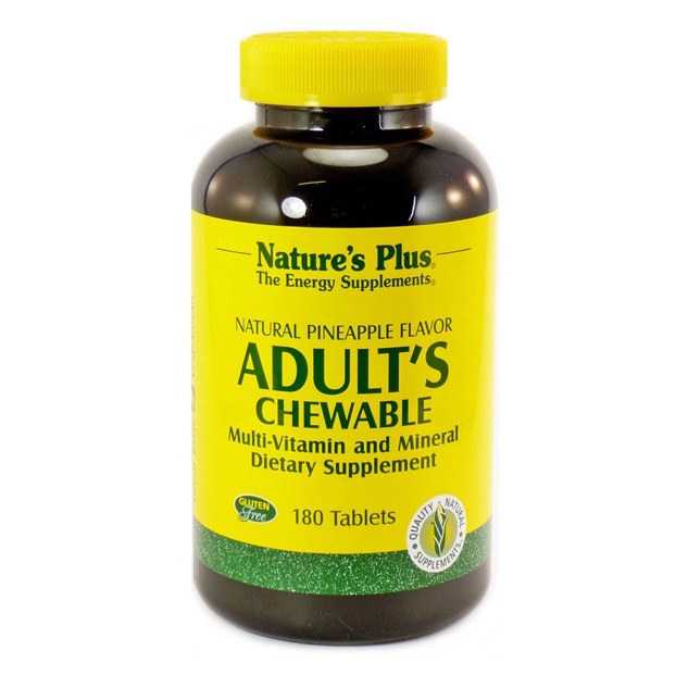 Natures Plus Adult Chewable Multi Pineapple 180