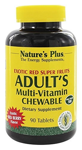 Natures Plus Adult Chewable Multi Red Fruit 90