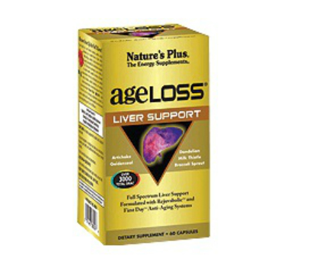 Natures Plus Ageloss Liver Support Vegetarian Capsule 90     TEMPORARILY UNAVAILABLE