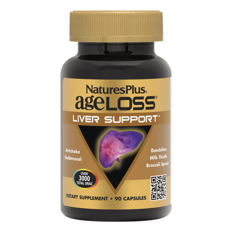 Natures Plus Ageloss Liver Support Vegetarian Capsule 90     TEMPORARILY UNAVAILABLE
