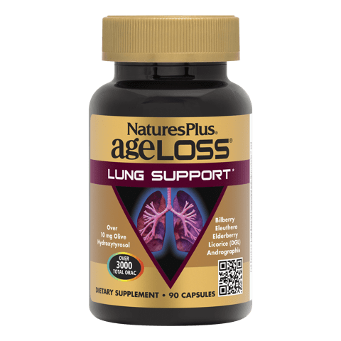 Natures Plus Ageloss Lung Support Vegetarian Capsule 90