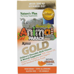 Natures Plus Animal Parade Gold Orange Chewable 120