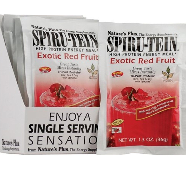 Natures Plus Fruitein Exotic Red Fruit 8Pk