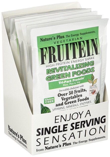Natures Plus Fruitein Green Packet 8