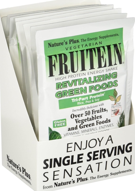 Natures Plus Fruitein Green Packet 8