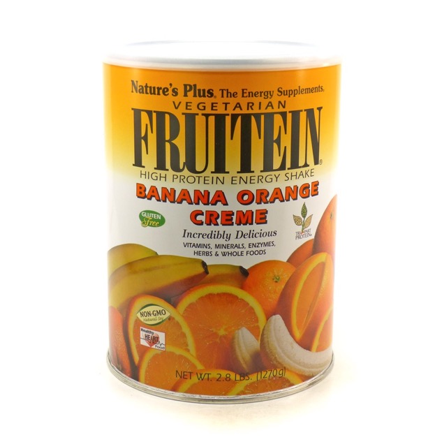 Natures Plus Fruitein Shake Banana Orange 2.8 Lb