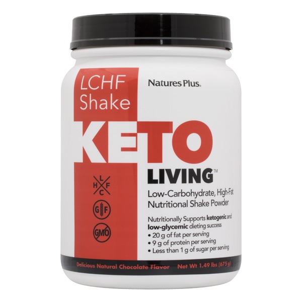 Natures Plus Ketoliving Chocolate Shake 1.49 Lb