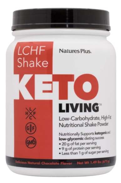 Natures Plus Ketoliving Chocolate Shake 1.49 Lb