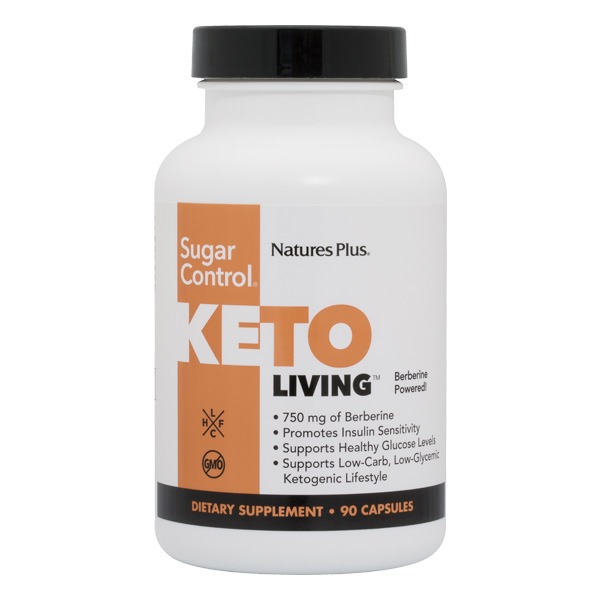 Natures Plus Ketoliving Sugar Control Vegetarian Capsules 90-OUT OF STOCK