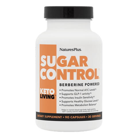 Natures Plus Ketoliving Sugar Control Vegetarian Capsules 90-OUT OF STOCK
