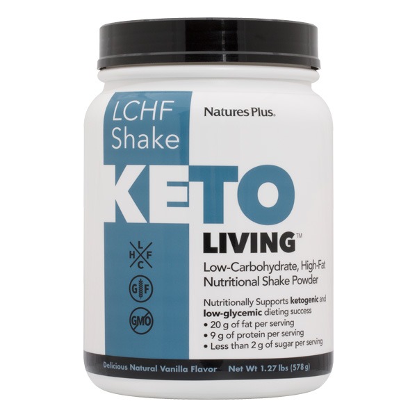 Natures Plus Ketoliving Vanilla Shake 1.27 Lb