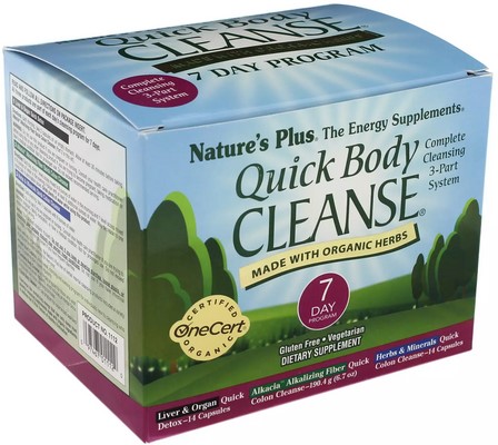 Natures Plus Quick Body Cleanse 7 Day Program  TEMPORARILY UNAVAILABLE