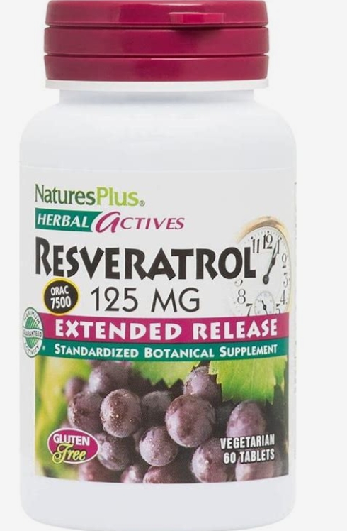 Natures Plus Resveratrol Extended Release 125 Mg Tablet 120