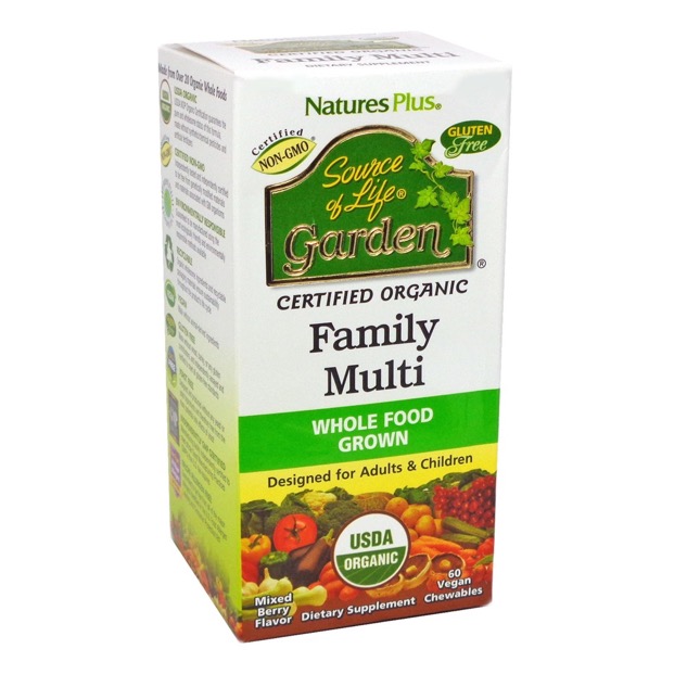 Natures Plus Sol Garden Family Chewable 60     TEMPORARILY UNAVAILABLE