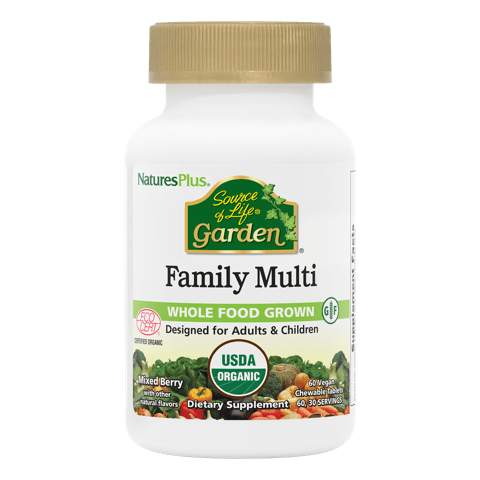 Natures Plus Sol Garden Family Chewable 60     TEMPORARILY UNAVAILABLE