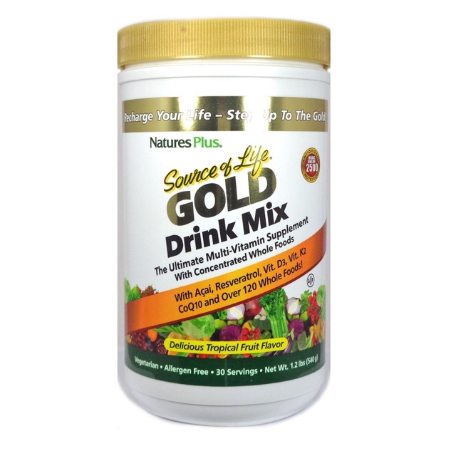 Natures Plus Sol Gold Drink Mix 1.2 Lb   TEMPORARILY UNAVAILABLE