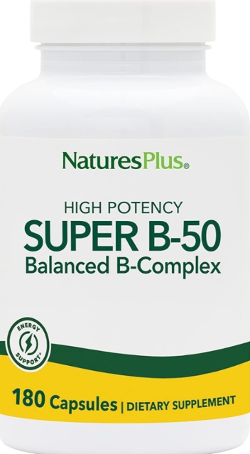 Natures Plus Super B-50 Complex Vegetarian Capsule 180