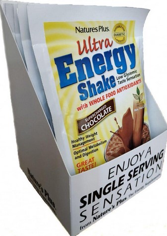 Natures Plus Ultra Energy Shake Chocolate 8 Pk-UNAVAILABLE