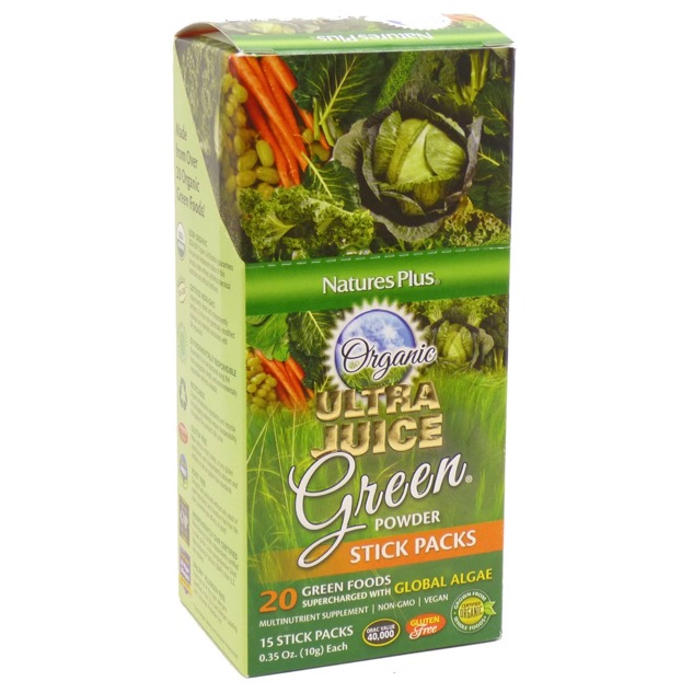 Nature's Plus Ultra Juice Green Stick Pack of 15