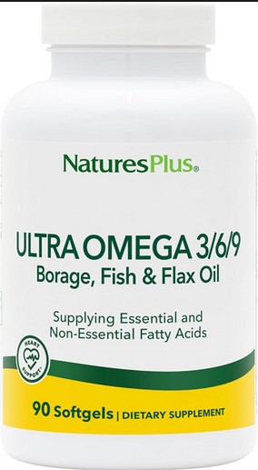 Natures Plus Ultra Omega 3/6/9 1,200 Mg S/G 90