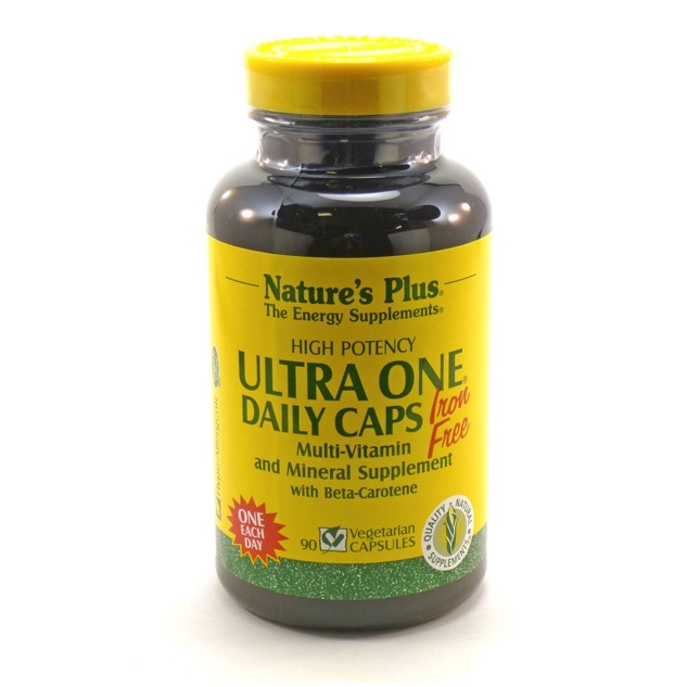 Natures Plus Ultra One Daily Iron-Free Vegetarian Capsule 90