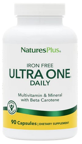 Natures Plus Ultra One Daily Iron-Free Vegetarian Capsule 90