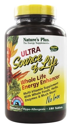 Natures Plus Ultra Sol No Iron Tablet 180