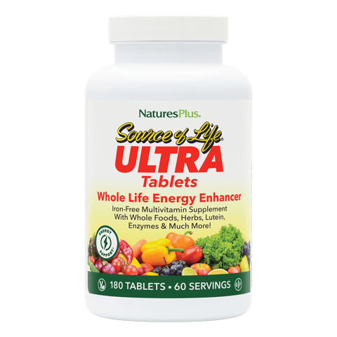 Natures Plus Ultra Sol No Iron Tablet 180