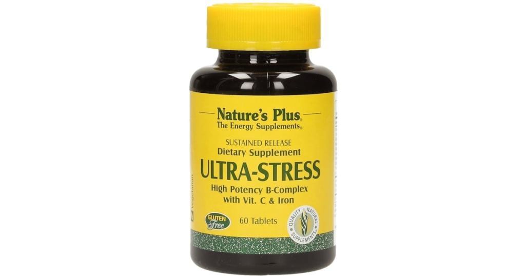 Nature's Plus Ultra Stress Iron Sustained Release  60 Tablets