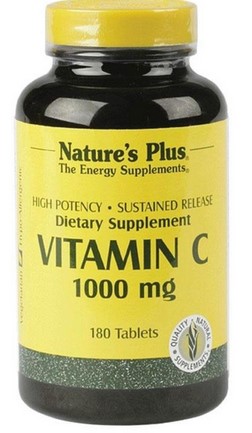 Natures Plus Vitamin C 1,000 Mg Slow Release Tablet 180