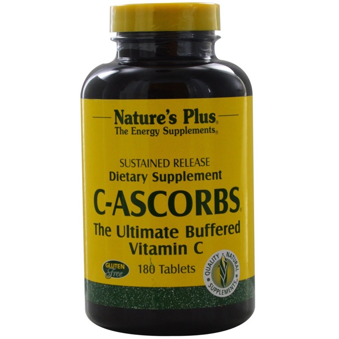 Natures Plus Vitamin C C-Ascorbs Slow Release Tablet 180   TEMPORARILY UNAVAILABLE